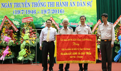 Cục Thi hành án tỉnh Tiền Giang tổ chức Họp mặt kỷ niệm 70 năm Ngày truyền thống Thi hành án dân sự (19/7/1946 – 19/7/2016)